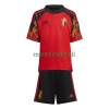 Maillot de Supporter Belgique Domicile Coupe du Monde 2022 Pour Enfant